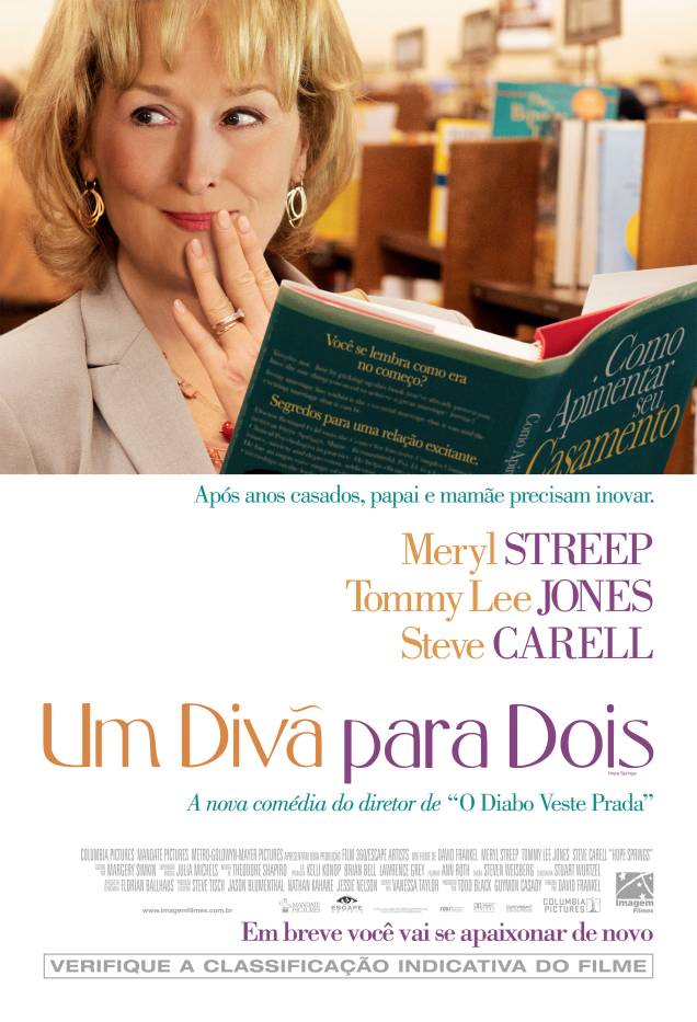 Pôster de Um Divã para Dois: comédia dramática estrelada por Meryl Streep
