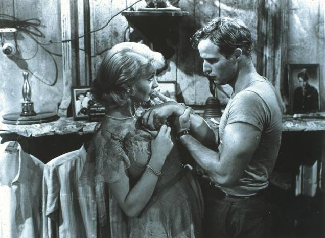 Uma Rua Chamada Pecado: Marlon Brando e Vivien Leigh em cena