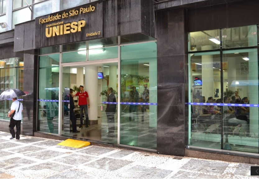 Fachada da UNIESP, no centro de SP (foto: Reprodução/Google Maps)