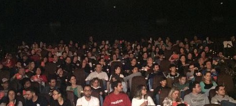 Mais de 250 convidados marcaram presença na sala XD da Cinemark 
