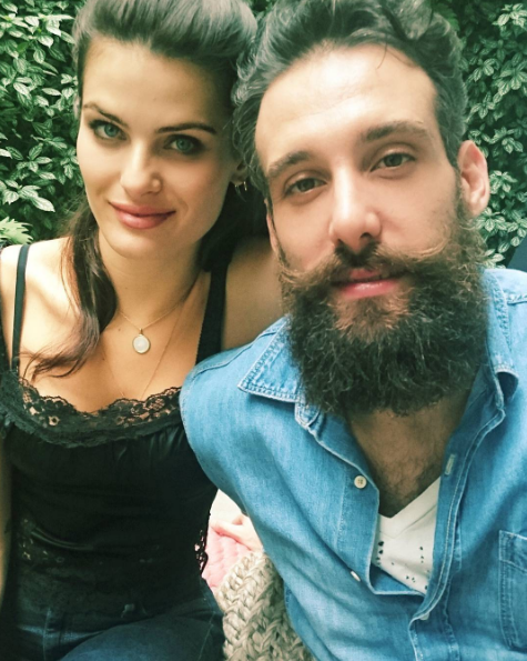 O maquiador Vicente Lujan e a modelo Isabeli Fontana (Foto: Reprodução/Instagram)
