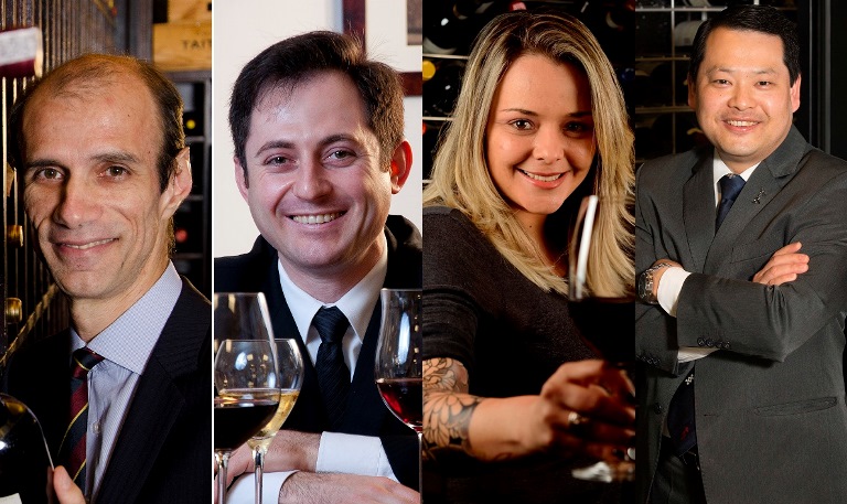 Feras no mundo dos vinhos: Manoel Beato, Tiago Locatelli, Gabriela Bigarelli e Ernesto Arahata