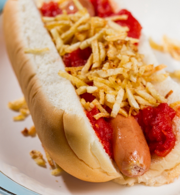 Hot-dog: pode ser acréscimos como purê de tbatata e batata palha