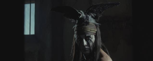 O Cavaleiro Solitário: Johnny Depp vive Tonto, o espírito de um guerreiro indígena