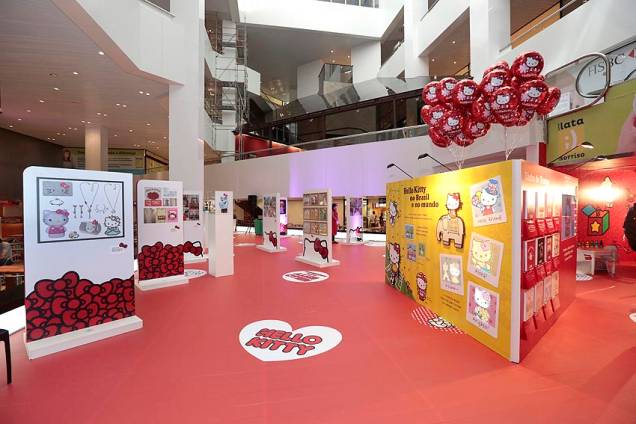 Exposição Hello Kitty: painéis podem entediar as crianças