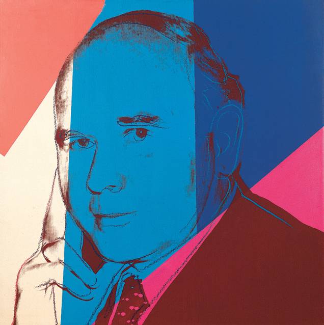 Retrato de Peter Ludwig, de Andy Warhol: as peças ocupam os cinco andares da instituição
