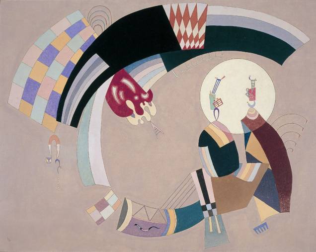 Composição Clara, de Wassily Kandinsky: óleo de 1942 integra Modernismos no Brasil
