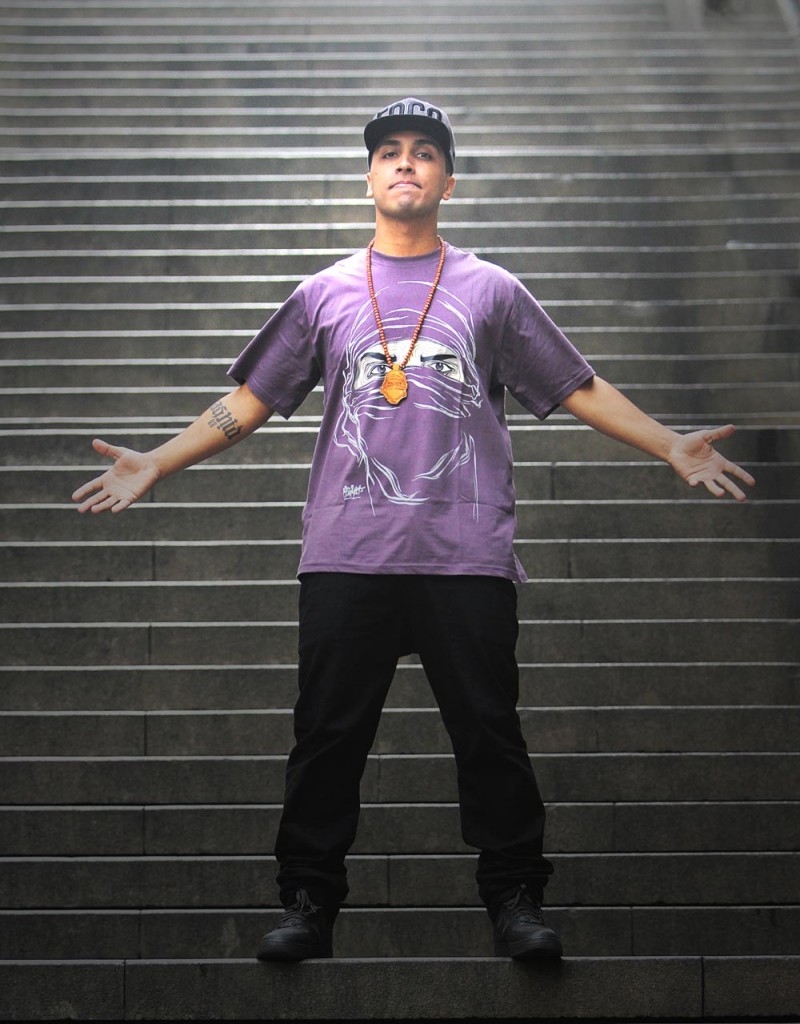 O rapper Rashid, um dos principais nomes da cena (Foto: Bob Donask/Coletivo 011)