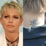 E a rainha dos baixinhos (e das péssimas tatuagens) é a Xuxa! Porque a gente nunca viu tanta tatuagem feia em uma única pessoa