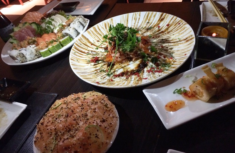 Opções do rodízio do restaurante Opções do rodízio do restaurante