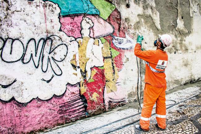 Justiça determina que apagamentos de grafite devem ter aval do Conpresp (Foto: Alf Ribeiro/Futura Press)