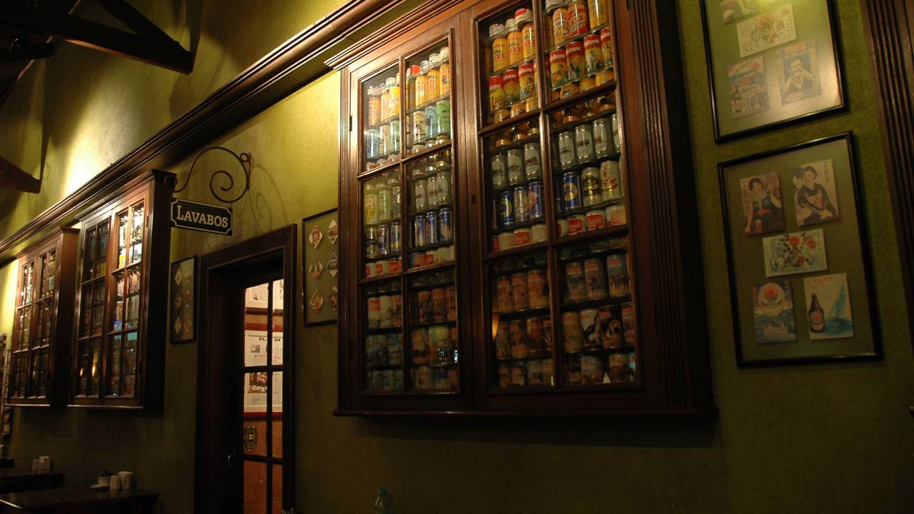 Interior do Bar do Nico, no bairro do Ipiranga