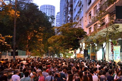 Santo Forte de Rua Praça Franklin Roosevelt 2012