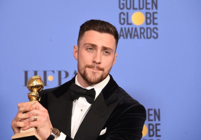 Aaron Taylor-Johnson foi o primeiro a receber o Globo de Ouro - de melhor ator coadjuvante por Animais Noturnos