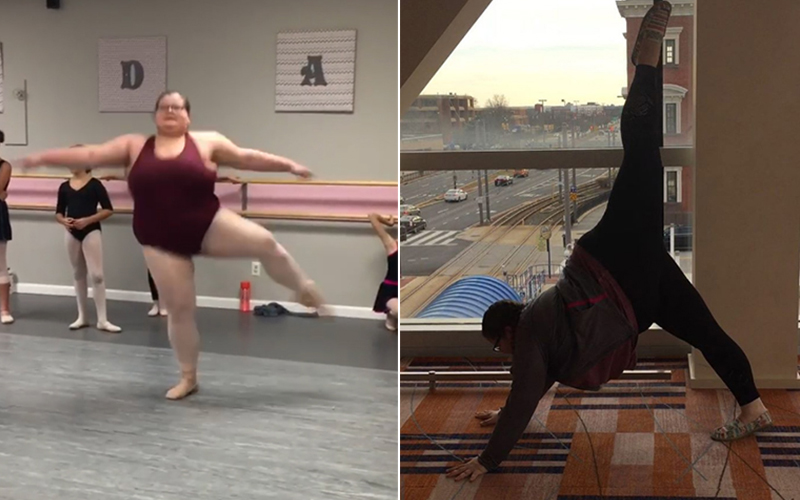 Em vídeo incrível, bailarina inspira uma multidão a dançar
