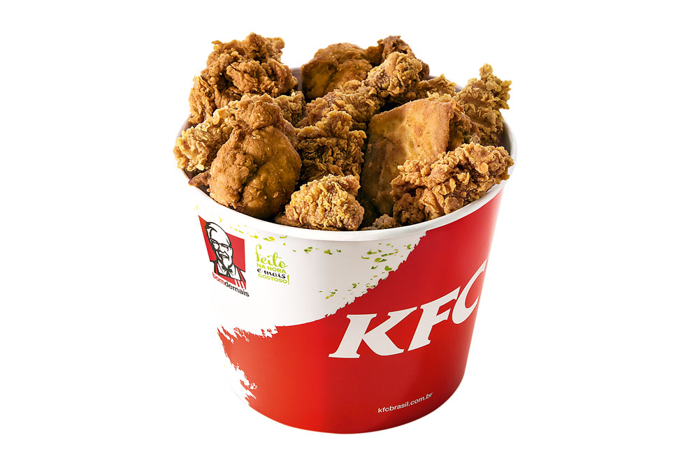 Balde de frango frito do KFC (Foto: Divulgação)