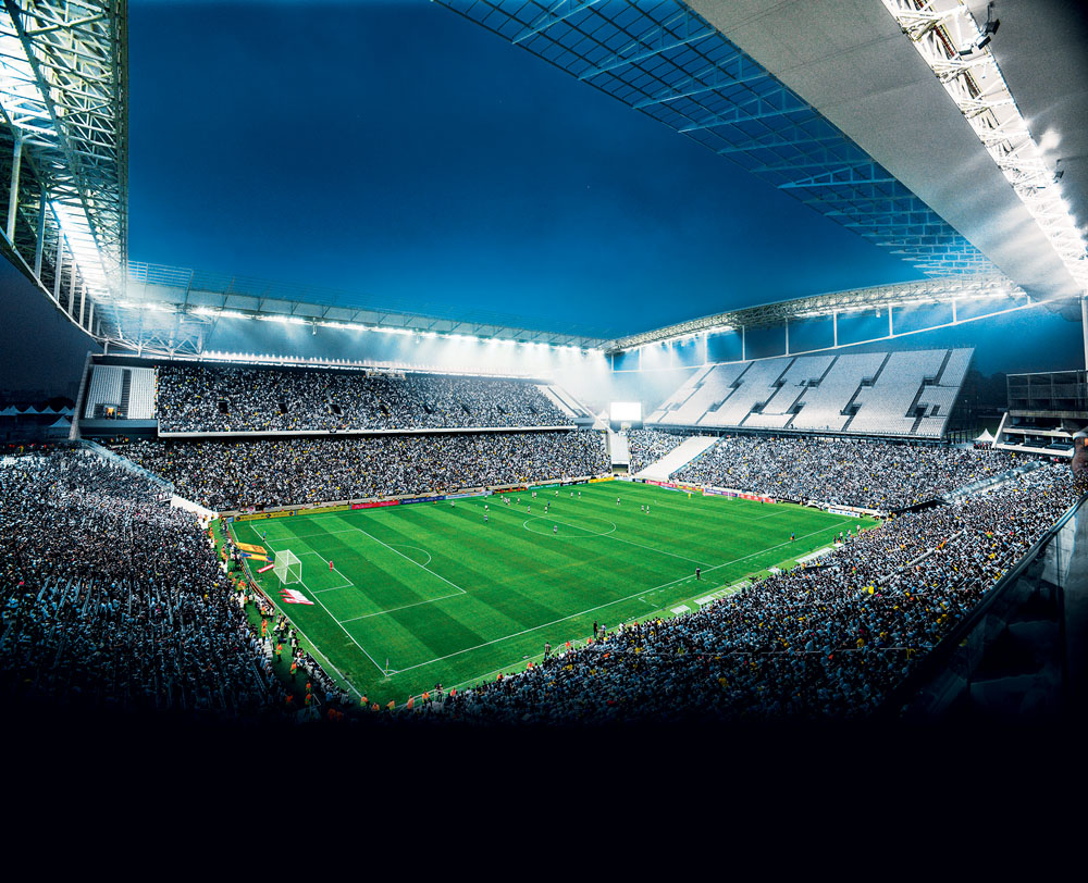 Estádio do Corinthians, em São Paulo