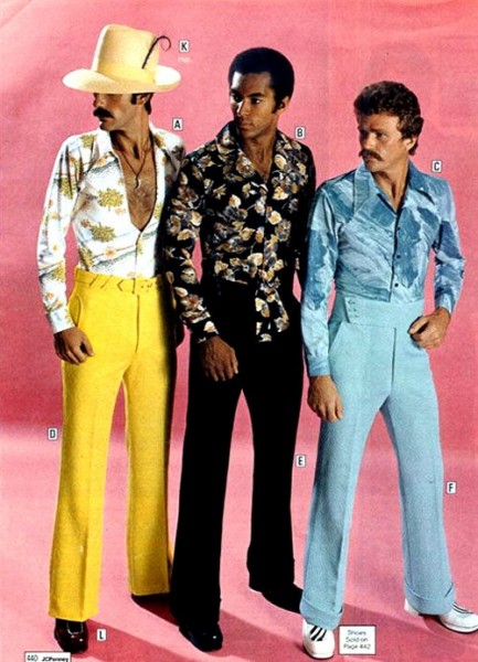 moda anos 70 e 80