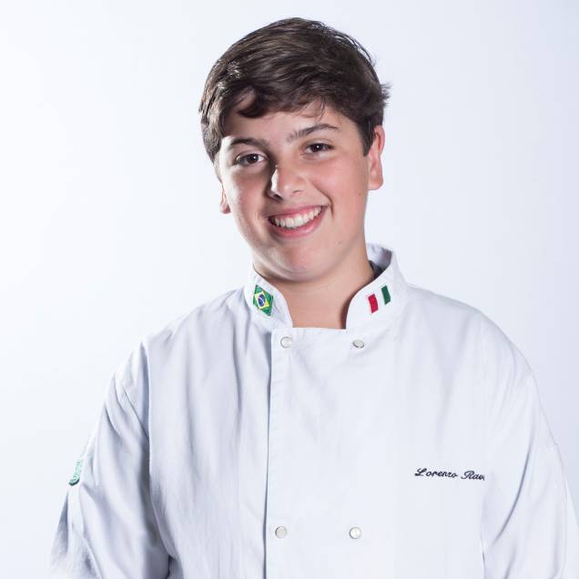 Lorenzo Ravioli: o MasterChef Júnior dá aula para crianças de 11 a 14 anos