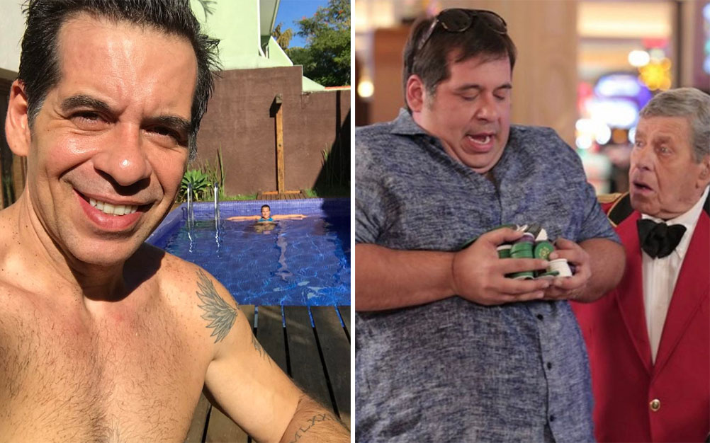 Leandro Hassum comemora resultado de academia no Instagram