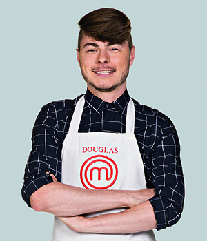 <span>Do Rio Grande do Sul, Douglas Holler, de 25 anos, descobriu a paixão pela gastronomia há dois anos, enquanto assistia ao MasterChef.</span>