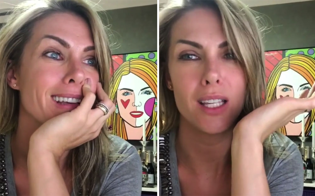 Em vídeo, Ana Hickmann comenta piadas sobre sala no Twitter  