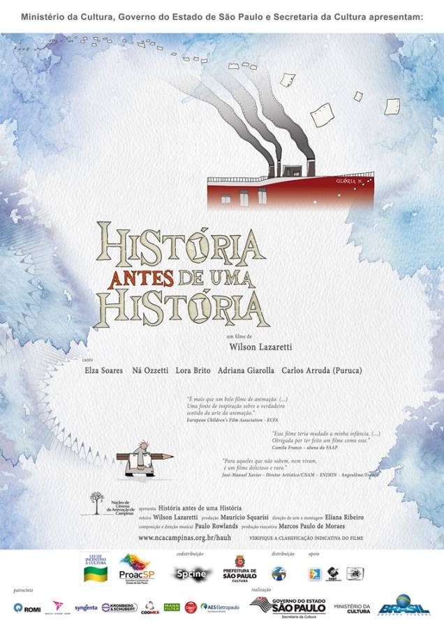 Pôster da animação 'A História Antes de Uma História'