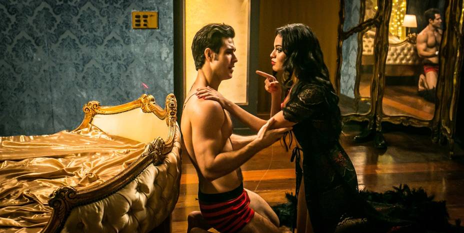 Edu (Emiliano D'Ávila) e Suellen (Letícia Lima)