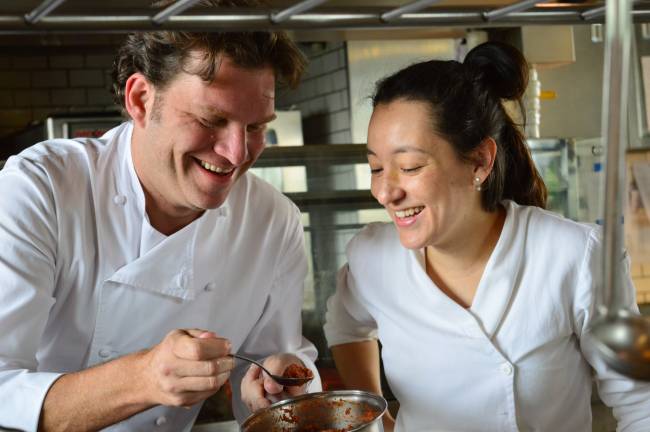 Chefs Carlos Bertolazzi e Ligia Karazawa