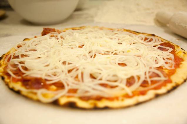 Pizza de calabresa: sugestão da Sala Vip