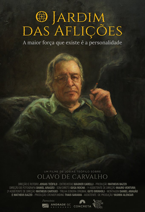 Pôster do documentário 'O Jardim das Aflições' Pôster do documentário 'O Jardim das Aflições'