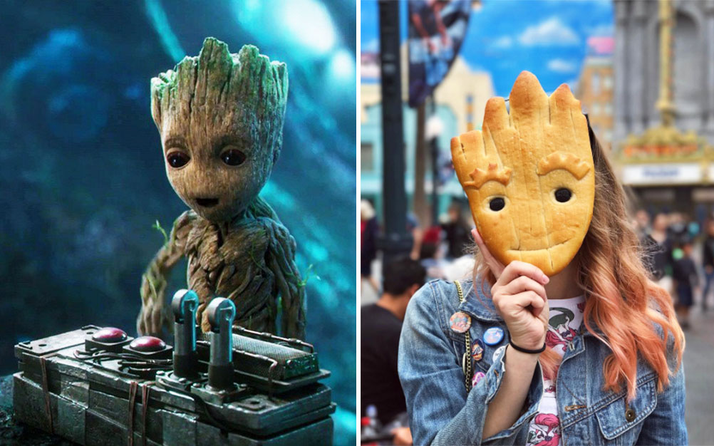 Groot, de “Guardiões da Galáxia”, também é comidinha na Disney