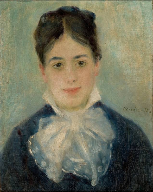 Pierre Auguste Renoir - Dama Sorrindo 1875