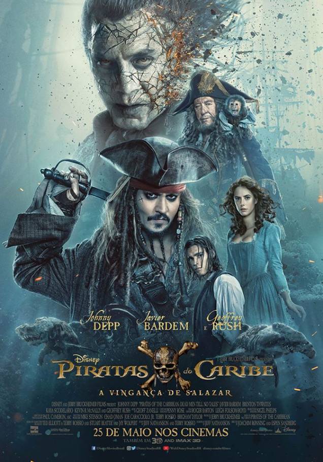 Pôster do filme 'Piratas do Caribe - A Vingança de Salazar' Pôster do filme 'Piratas do Caribe - A Vingança de Salazar'