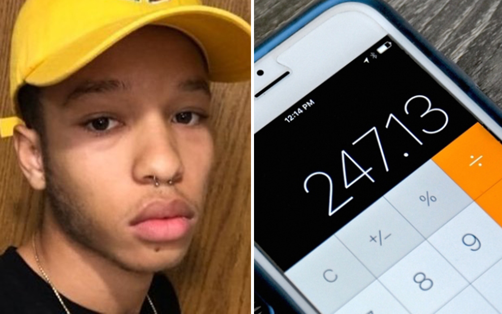 Este jovem descobriu um “segredo” na calculadora do iPhone