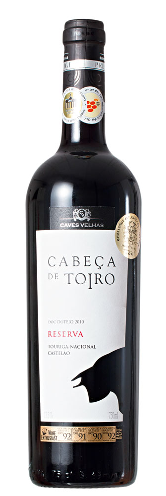 Vinho Português Cabeça de Toiro Reserva, de R$ 74,90 por R$ 49,90