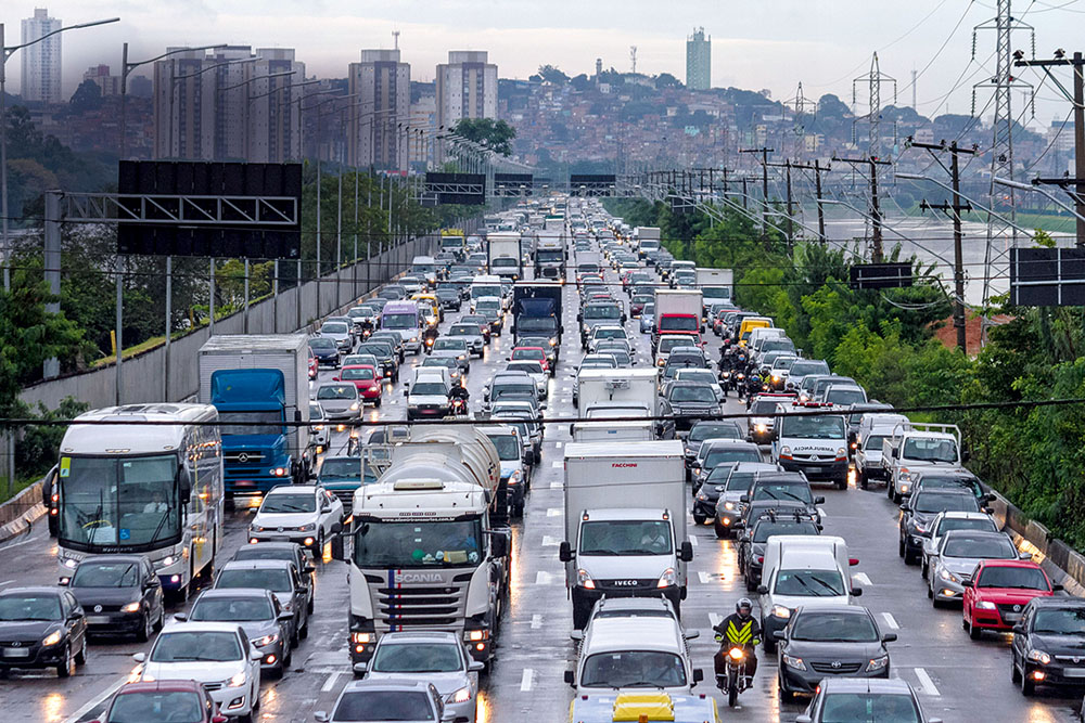 Marginal Pinheiros, em S¿o Paulo