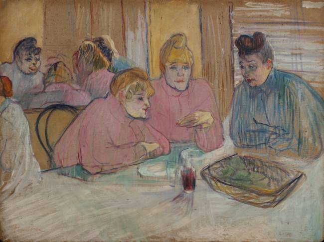 Toulouse-Lautrec_These Ladies in the Dining Room