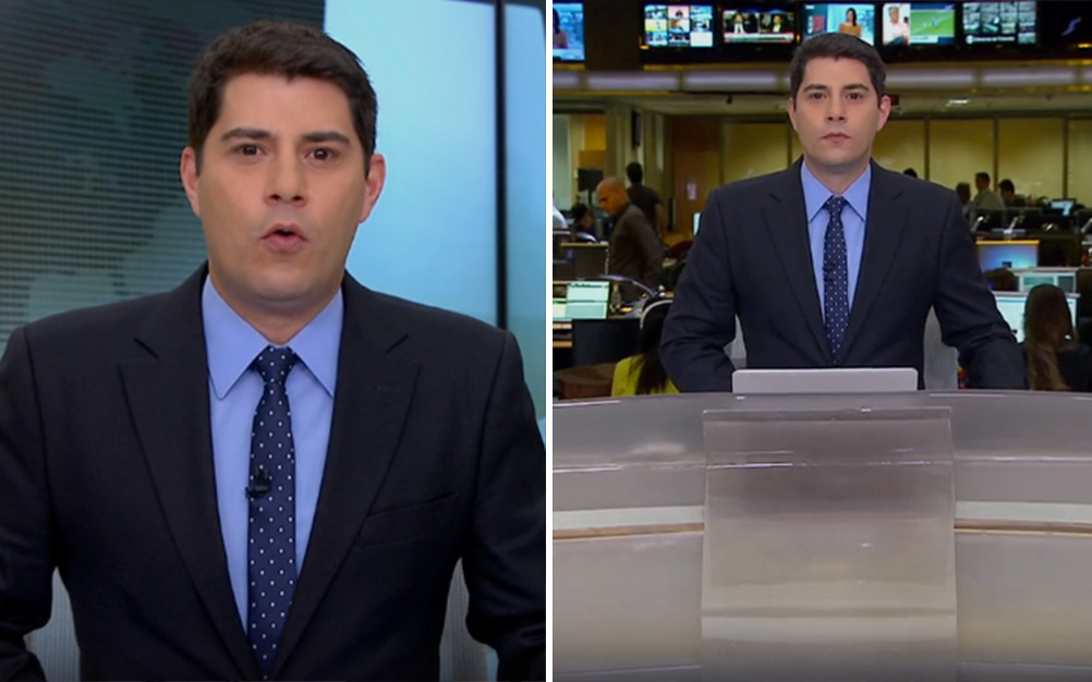 Evaristo Costa paga dívida e surpreende ao encerrar “Jornal Hoje”