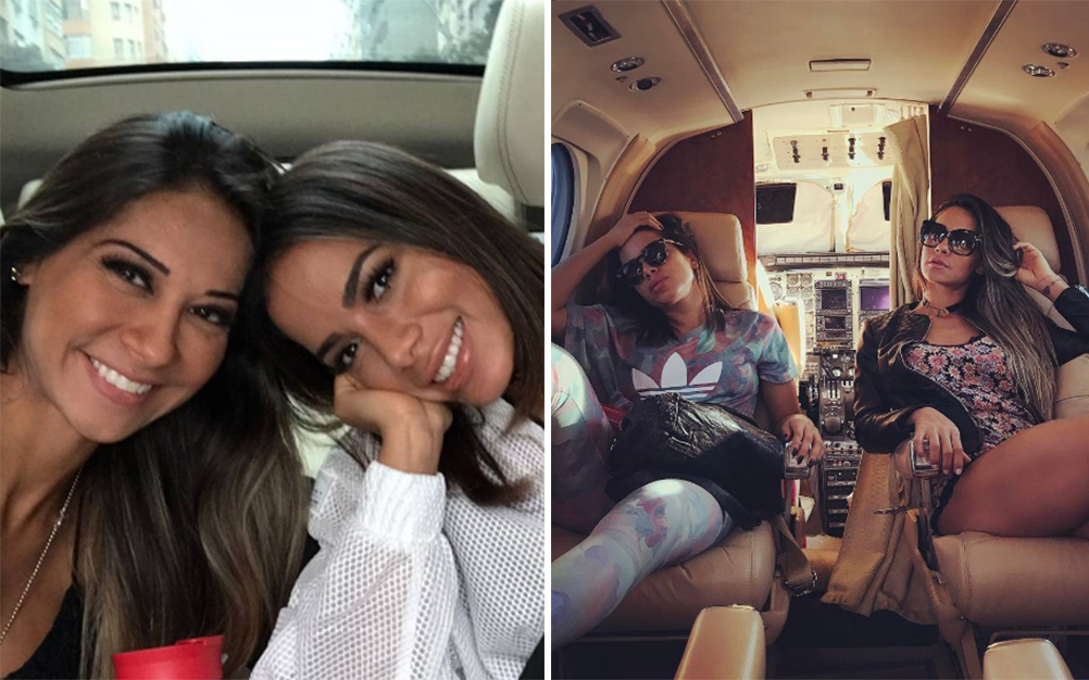 Mayra Cardi mostra “antes e depois” de Anitta no Instagram