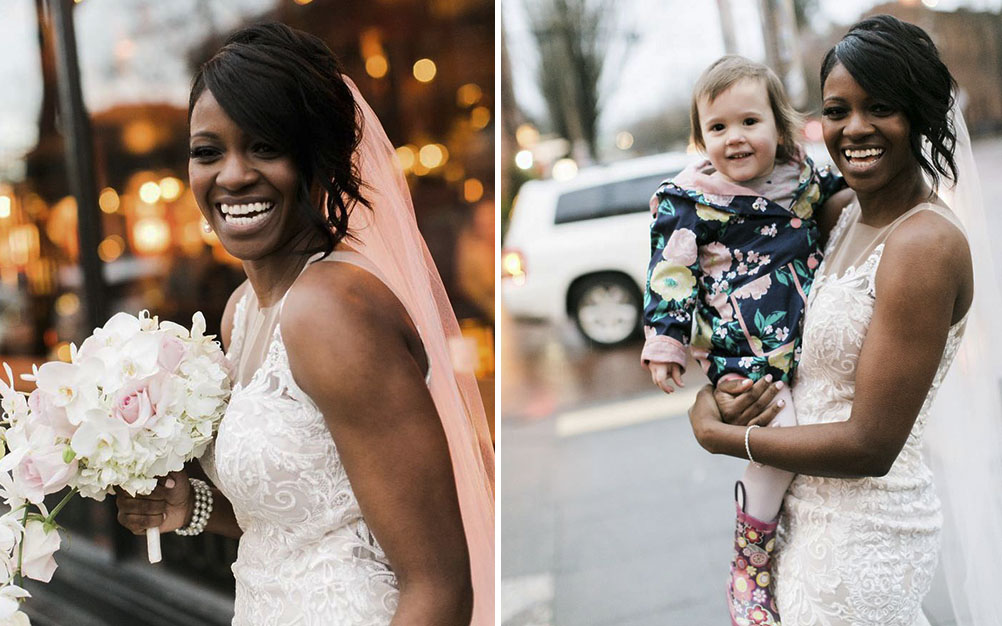 Menina acredita que noiva é princesa de seu livro favorito