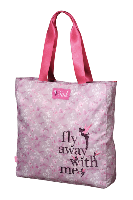SARAIVA – tot Bag Tinker Bell Square – Tinker Lilás