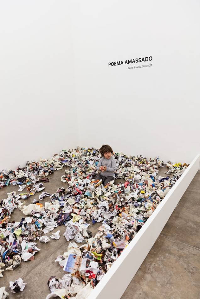 Paulo Bruscky: Poema Amassado