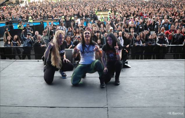 A banda no Festival Rock Al Parque, na Colombia, em julho deste ano