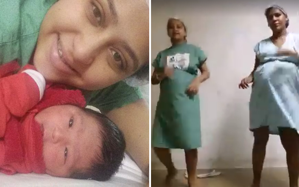 No Facebook, mamães dançam “Despacito” para agilizar parto