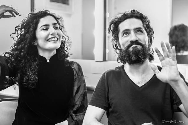 Leticia Sabatella e Fernando Alves Pinto: os atores estarão acompanhados de três músicos