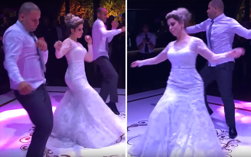 Noiva surpreende ao dançar “Paradinha” e outros hits em casamento