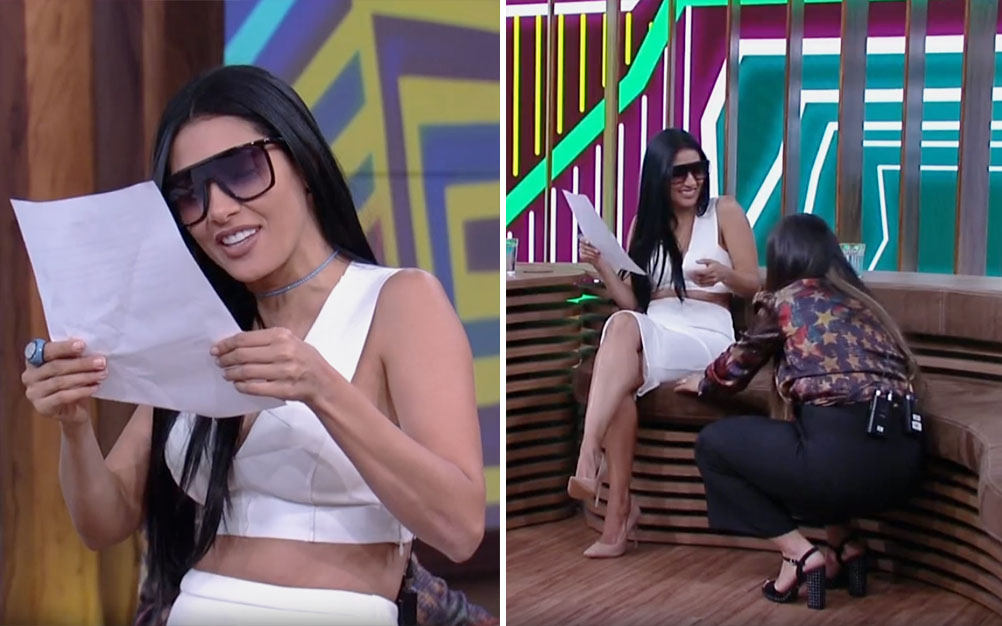 Simone e Simaria explicam pergunta picante no “Altas Horas”