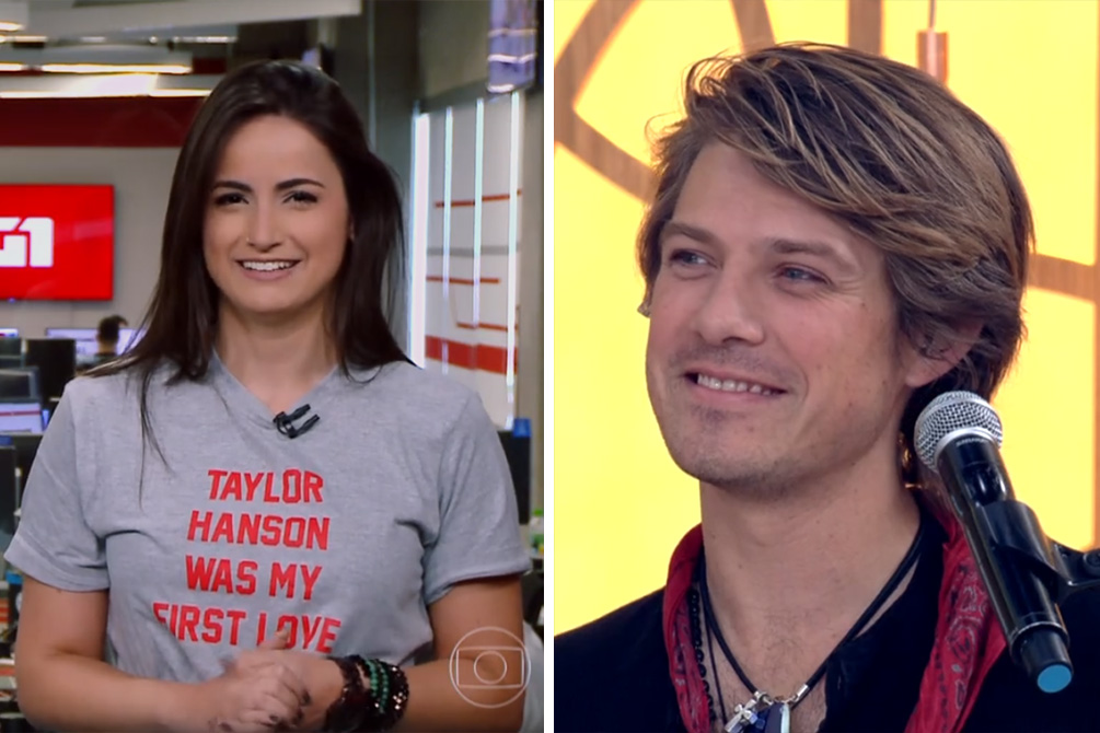 Mari Palma rouba a cena em participação do Hanson no “Encontro”