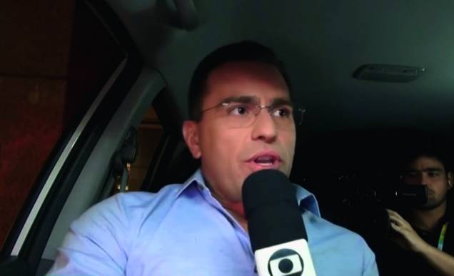 Rodrigo Bocardi: transitou sem cinto de segurança em reportagem